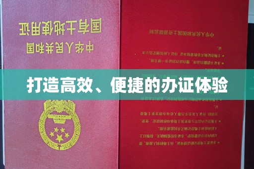 南京打造高效、便捷的办证体验